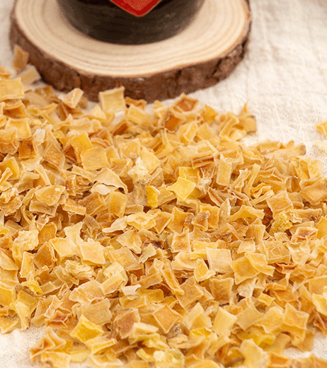 Dehydrated fruits and vegetables